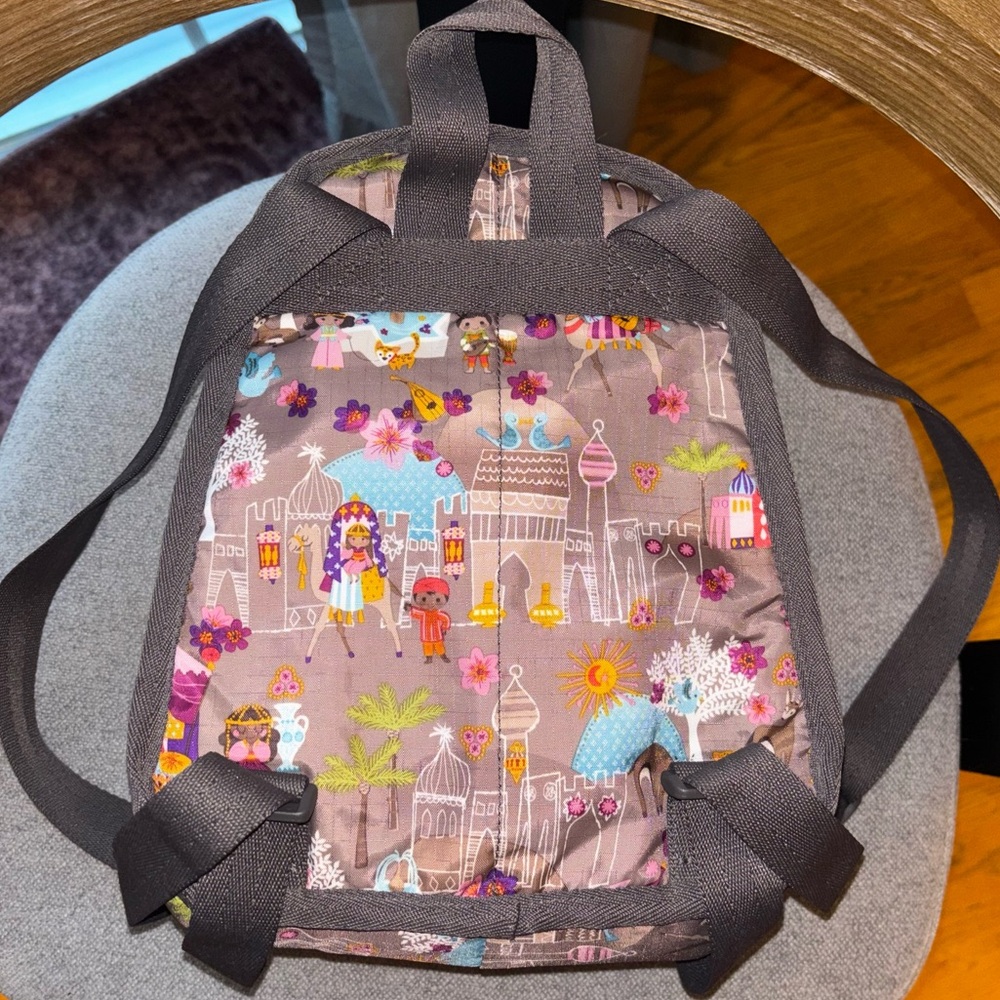 Lesportsac it's a small world Disney Moroccan sun mini backpack - Picture 3 of 10